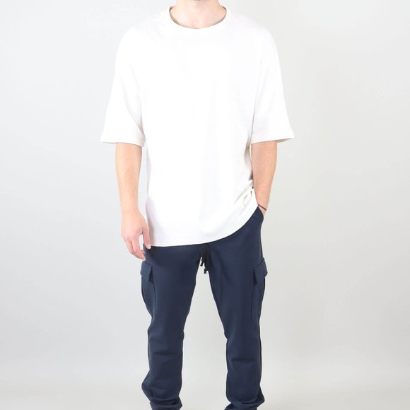 PRJCT AMS KYMO RIB SUMMER OFF WHITE Tee Size Large - Picture 9 of 9